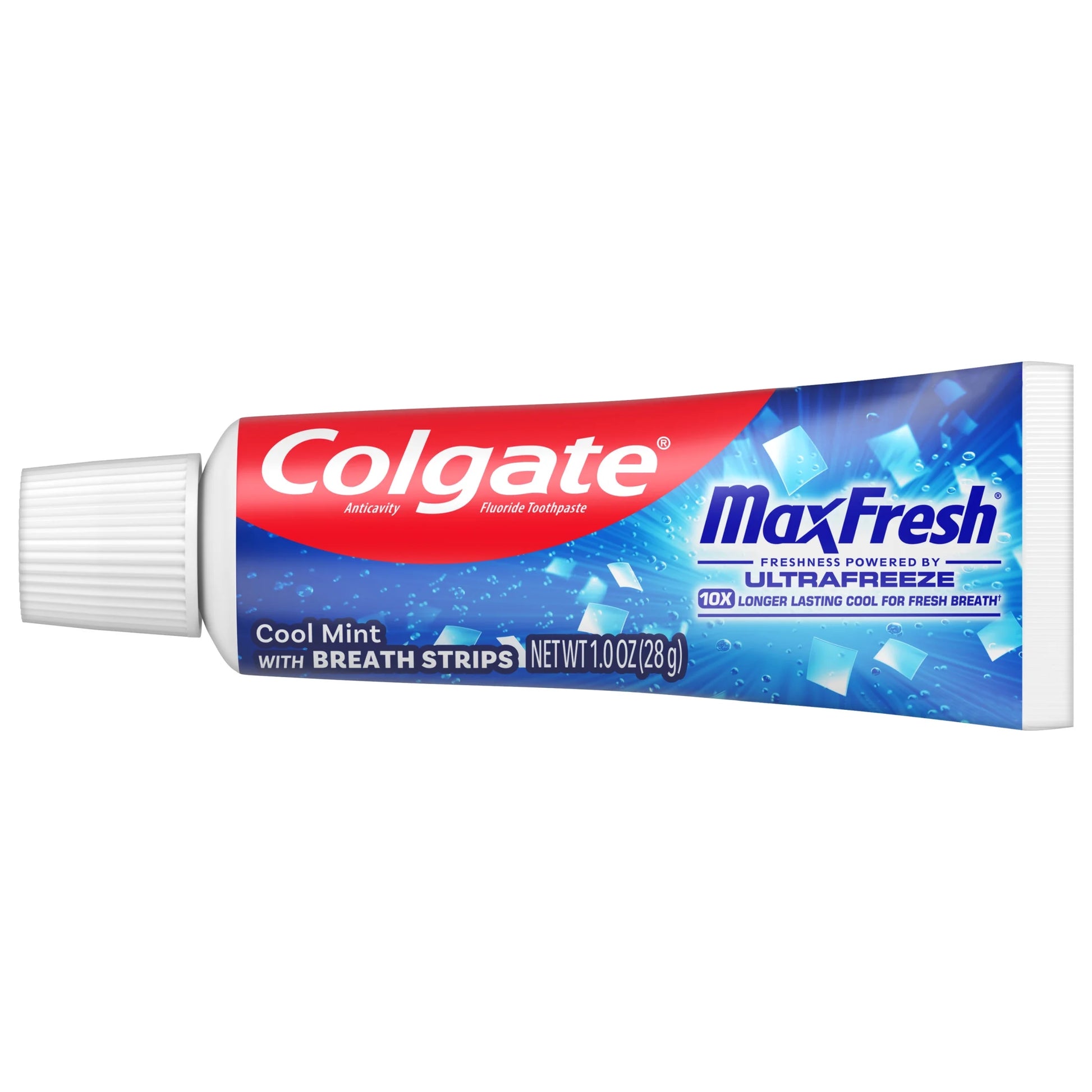 Maxfresh Cool Mint Toothpaste, Travel Toothpaste, 1.0 Oz